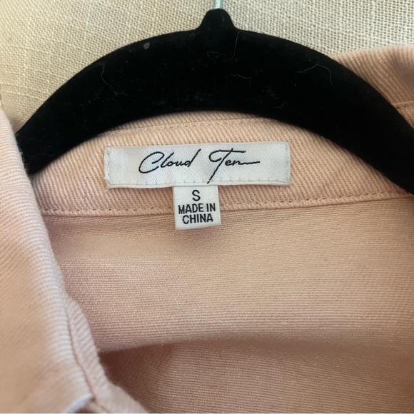 Pink Cloud Ten Denim Romper - Picture 2 of 4